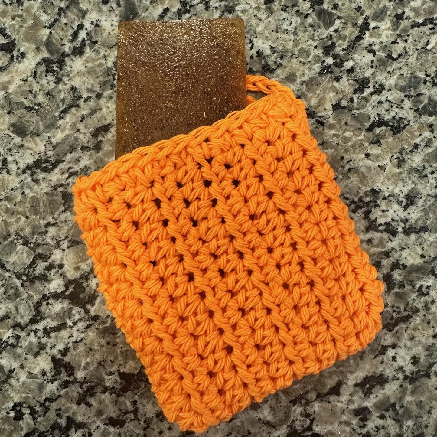 Crochet Bath Mitts - 100% cotton Eco-Friendly Exfoliating Soap Pouch - Washable Reusable, Dual-Purpose Design | Soap Holder | Scrubbing Pad