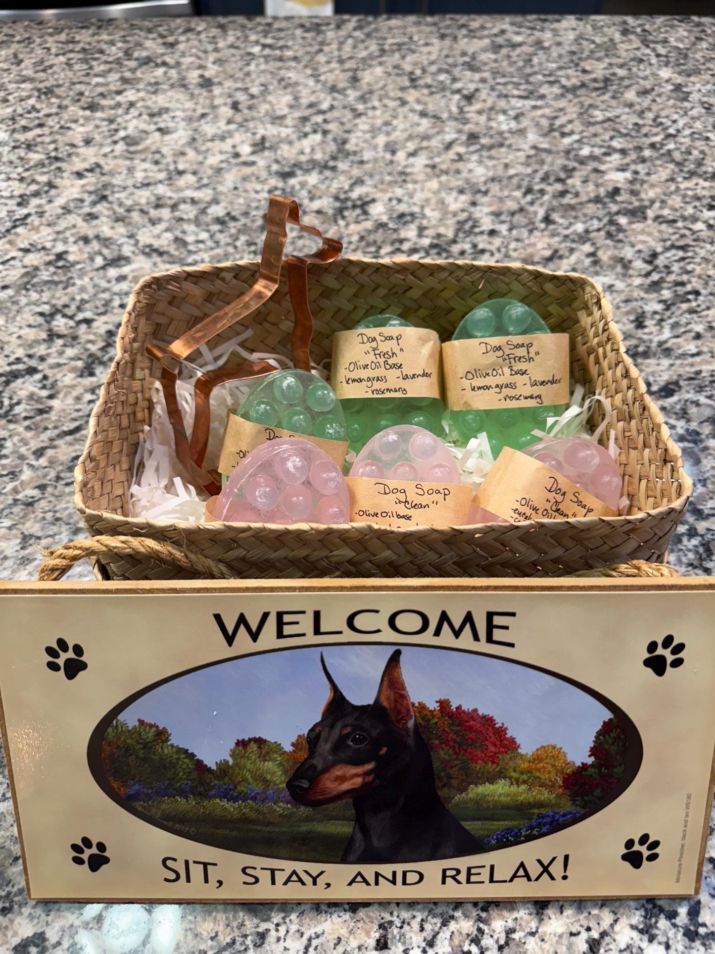 Dog Soap Bar | Deodorizing Pet Soap | Pet Safe, Natural, Gentle & Skin-Soothing Wash for Dogs with Sensitive Skin