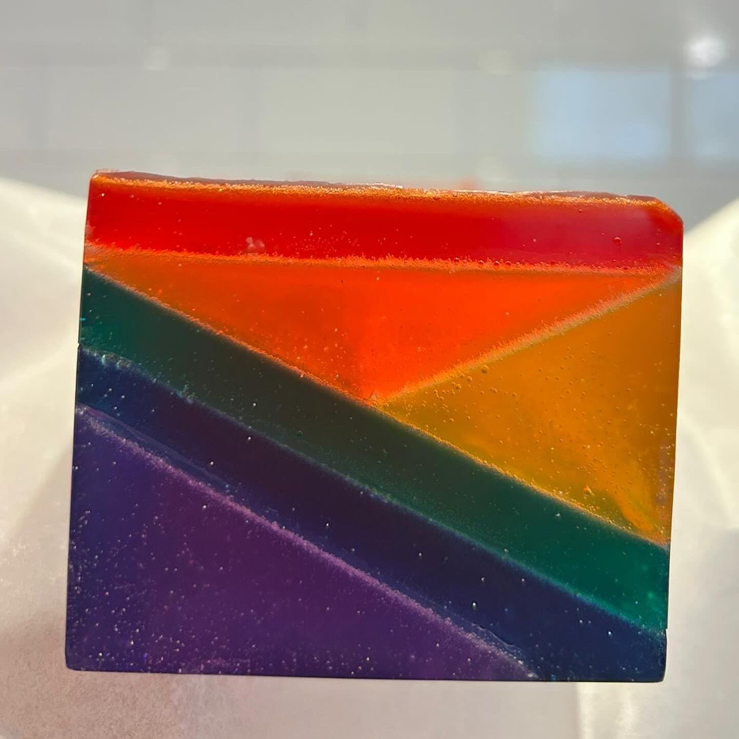 Handmade Rainbow Soaps with Affirmations | Terra & Twine | Fun Soaps | Well-being gifts