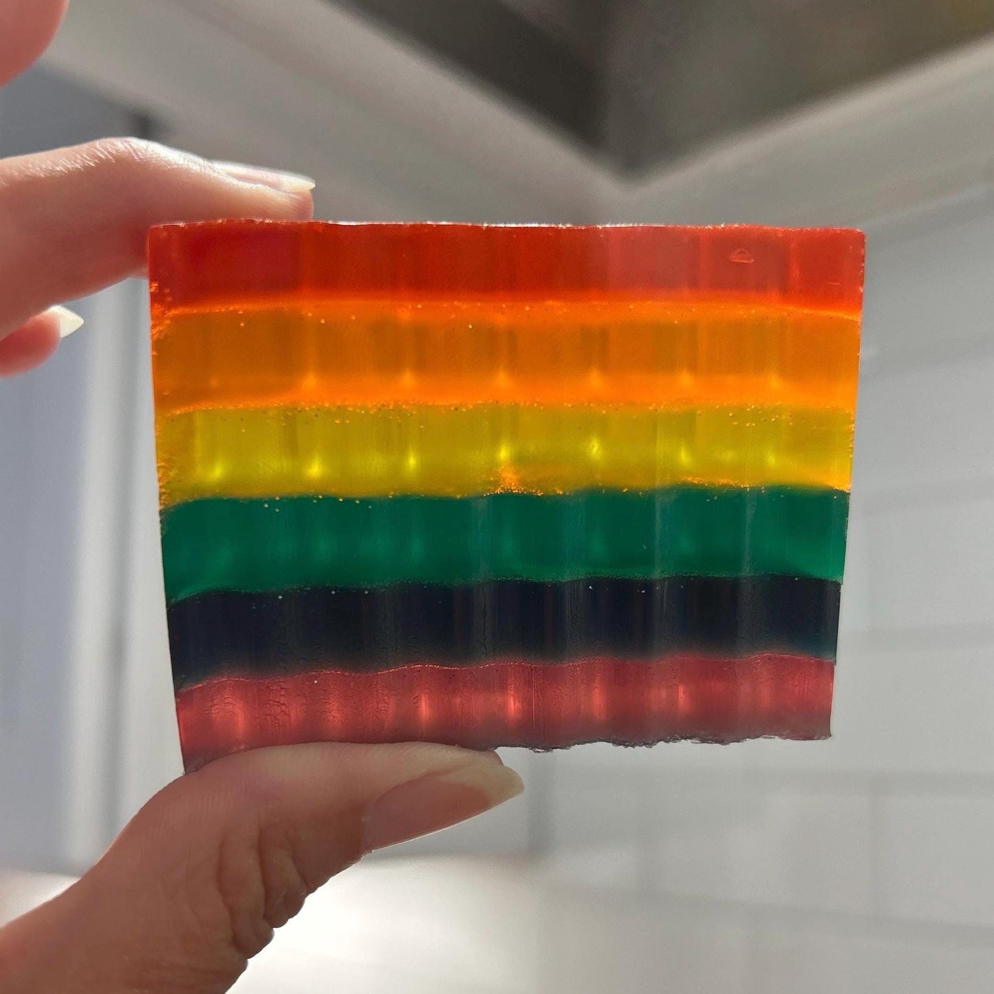 Handmade Rainbow Soaps with Affirmations | Terra & Twine | Fun Soaps | Well-being gifts
