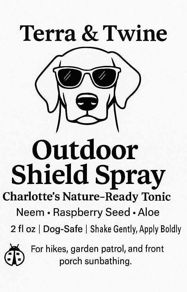 Outdoor Shield Spray An Outdoor Companion for Your Sun-Loving, Woods-Exploring Pup | Spray & Roll-on | All-Natural Dog Spray for Summer