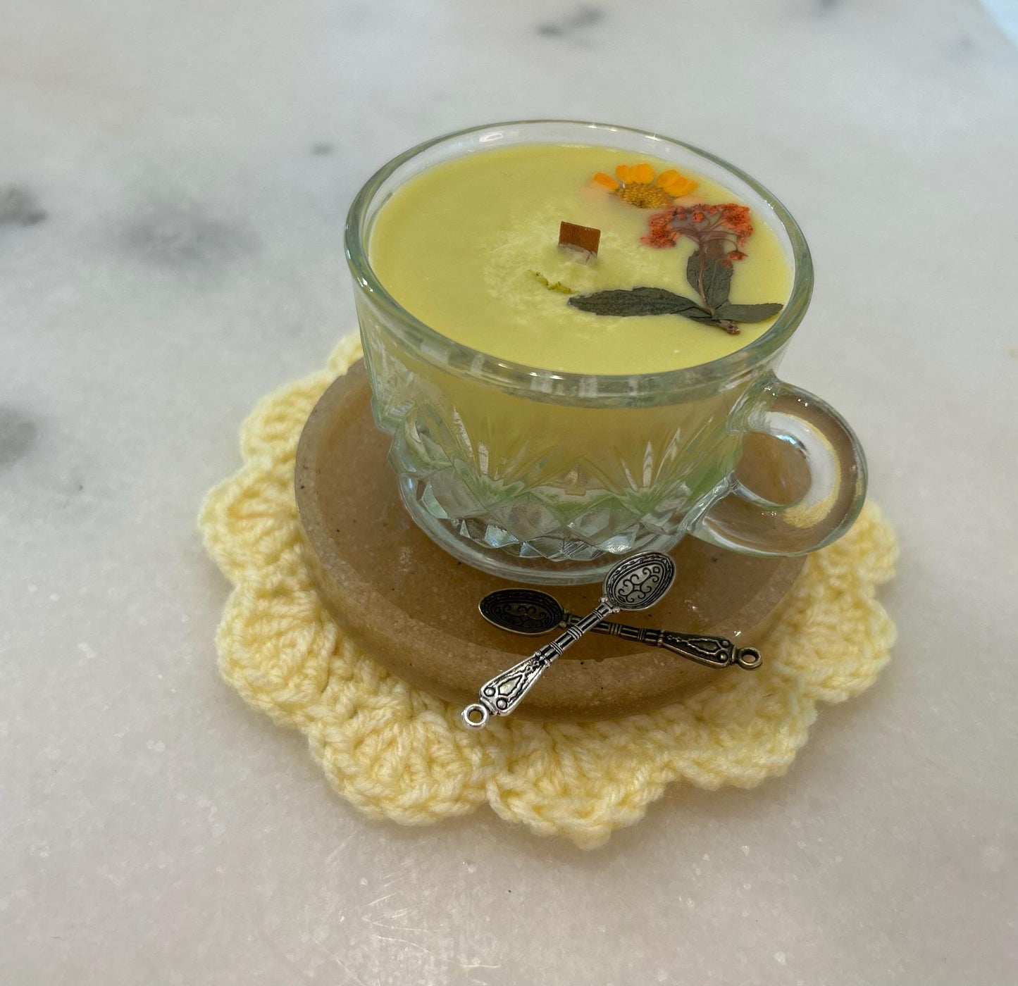 Vintage Teacup Candle Handmade Soy Wax with Essential Oils | Upcycled Coffee, Tea & Espresso Cup Candles