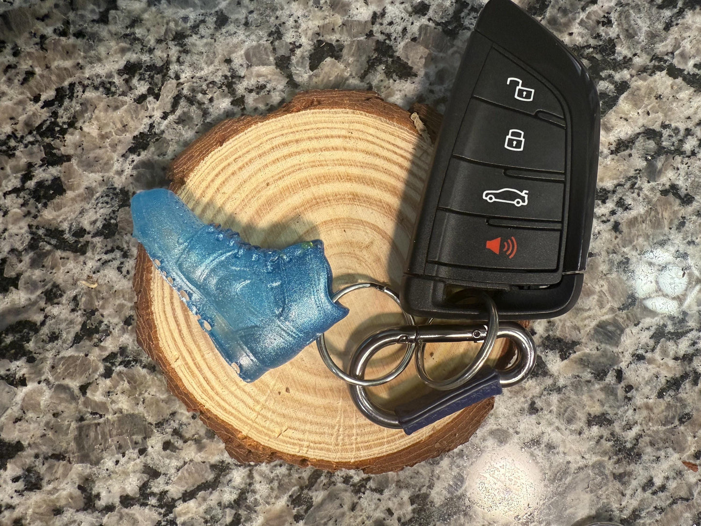 Sneaker Keychain | Retro Resin Shoe Charm | 90s Mini Shoe Key Ring