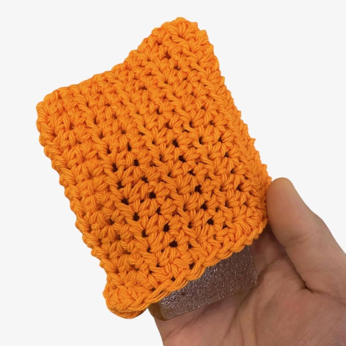 Crochet Bath Mitts - 100% cotton Eco-Friendly Exfoliating Soap Pouch - Washable  Reusable, Dual-Purpose Design | Soap Holder | Scrubbing Pad