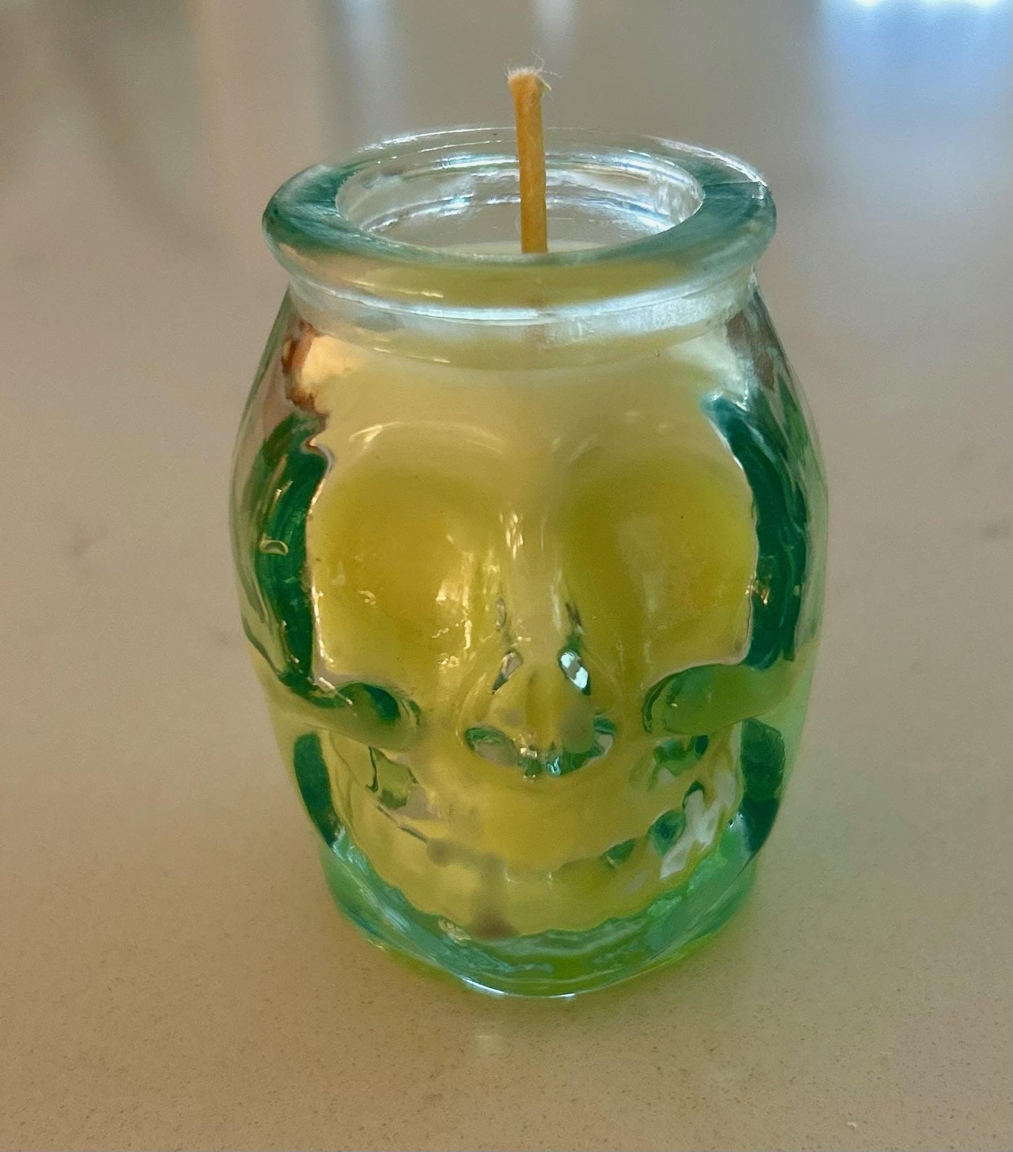 Mini Skull Candle | Halloween Candle  Soy Wax, Soot-Free | Fall + Thanksgiving Decor, Autumn, Wicked + Enchanted Scents | Reusable holder