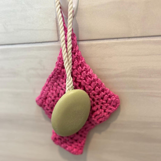 Soap on a Rope | Heavy & Medium Grit Exfoliating Bars | Natural Deep Clean Soap | Outdoor Soap | Gag gift | Nostalgic Gift | Garden Cleanup